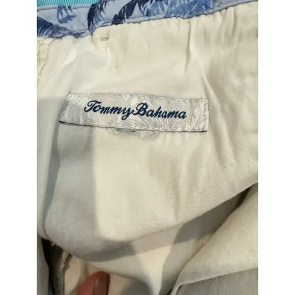 Tommy Bahama Mens Flat Front Pants Chino Beige SIZE 52/32